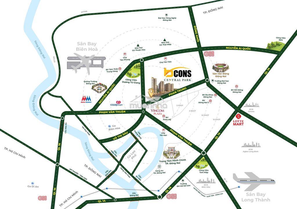 Bán căn hộ cao cấp bcons biên hoà, giá chỉ từ 1,9 tỷ - 4