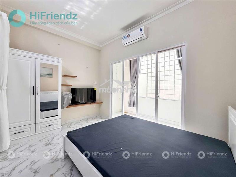 Cho thuê ngã tư phú nhuận-1 phòng ngủ-tách bếp-ban công-mới xây fullnt