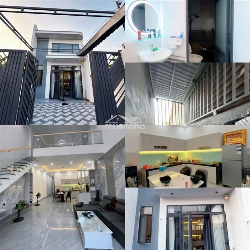 Bán gấp nhà 1 trệt 1 lửng đúc sổ riêng thổ cư, hẻm 1 sẹt văn phương