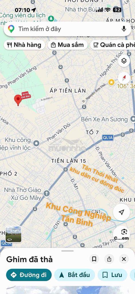 Đất khu dân cư . gần kcn vĩnh lộc . tân bình chín chủ - 4