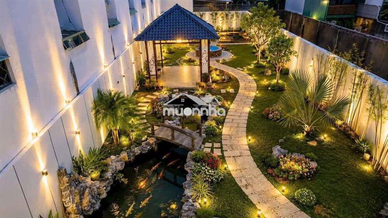 Villa sân vườn 590m2 full nội thất gần đinh đức thiện