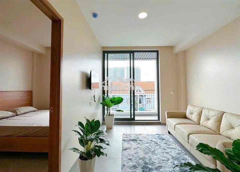 Cho thuê căn hộ 1pn/studio full nt máy giặt riêng q4, gần q1