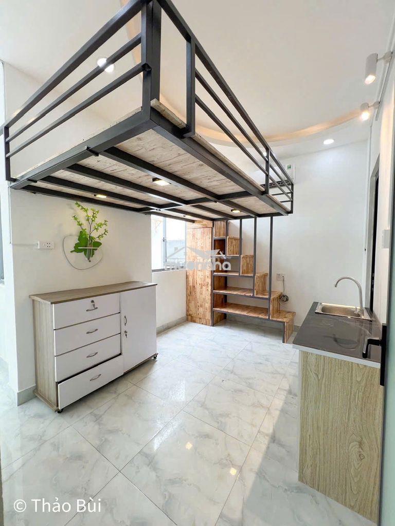 Cho thuê căn hộ full  nội thất gần đh nttu , iuh, gần nhà ga t3