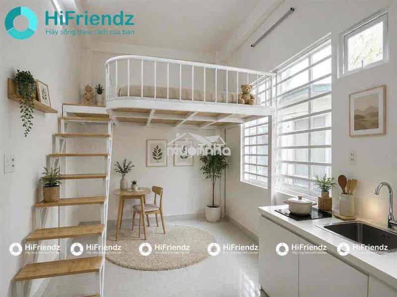 Cho thuê căn hộ duplex đi bộ 2 phút qua uth,hutech,ftu2