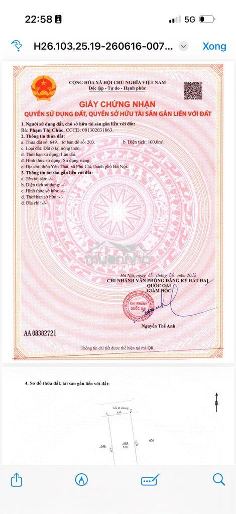 Bán đất full thổ cư yên thái có thể xây nhà để ở, nhà trọ,nhà nghỉ, ks