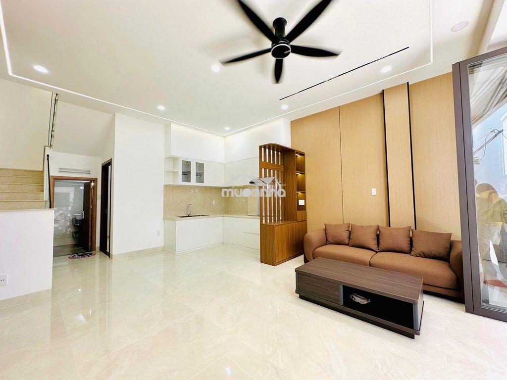 Nhà nhà bán xây mới 100% full nội thất ngay trường thcs nguyễn du gv - 2