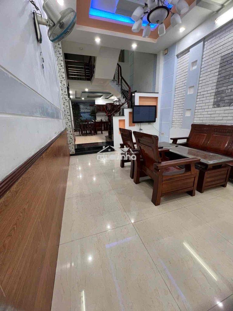 Hẻm 12m thông-gần cv làng hoa-80m2-5tầng-6pn-lê văn thọ p9 gv-10,5tỷtl - 3