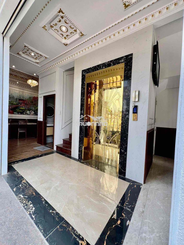Cho thuê nhà có thang máy ngay cầu phú long dt 5x16 1trệt 3lầu 4pn 5wc - 3