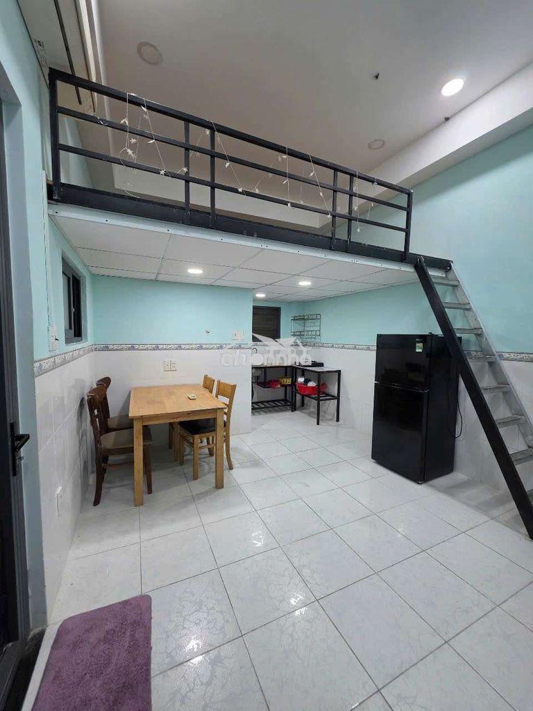 Chính chủ cho thuê gác 35m2 - phan văn trị - gần đh văn lang, uef, hiu