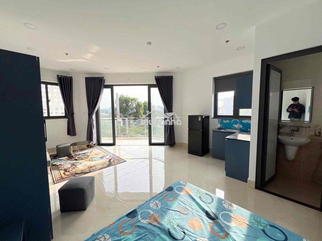 Studio ban công siêu rộng ngay mặt tiền đường vườn lài full nội thất - Ảnh 2