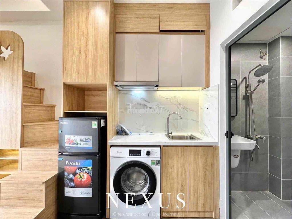 Duplex ngay vòng xoay dân chủ full nội thất có bancol rộng rãi - 4