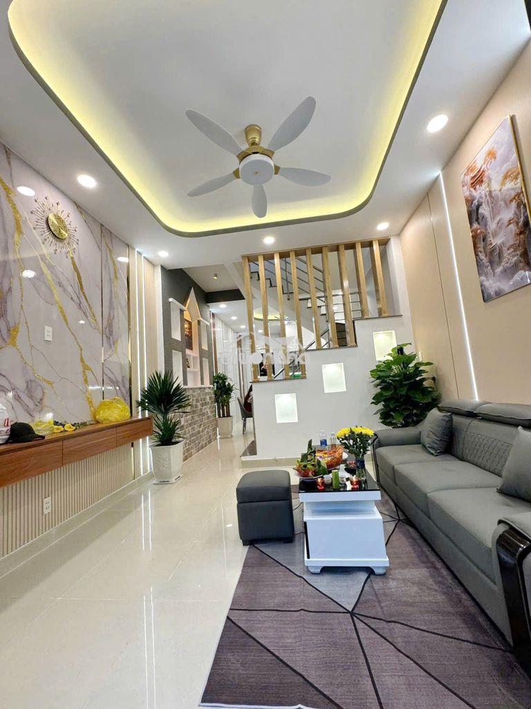 🔴Nhà 4 tầng hẻm 3,5m đường âu dương lân p. chánh hưng. giá 7,5 tỷ tl