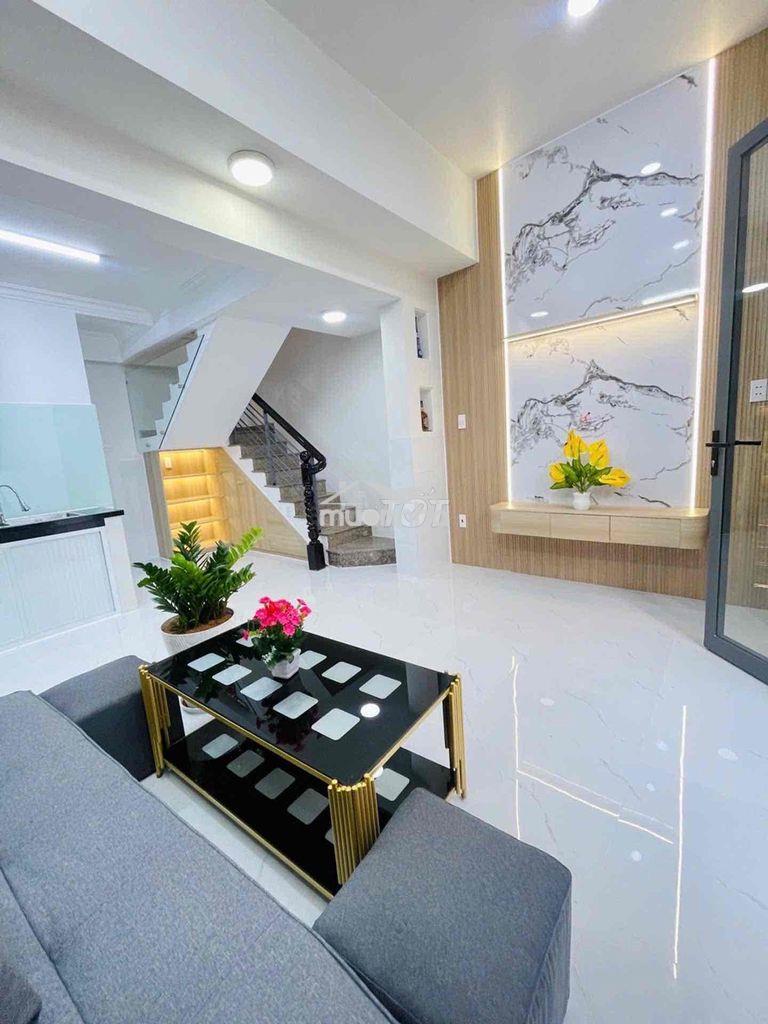 5 tỷ 100 - hxh phan văn trị, bình thạnh – gần mặt tiền – 4 tầng - 4pn - 3