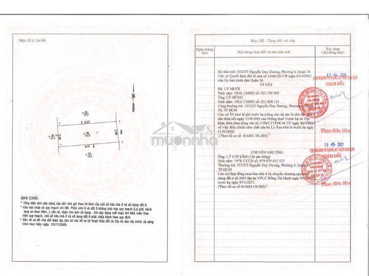 Bán nhà 353/2/5 nguyễn duy dương, phường vườn lài, quận 10 - 3