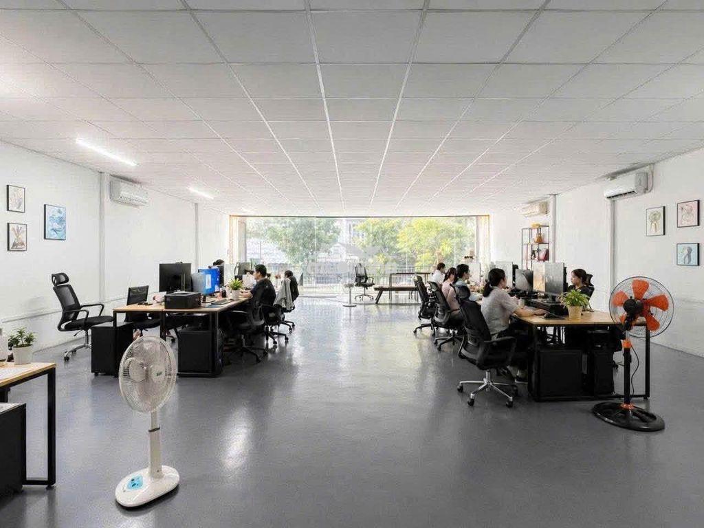 Toà vp an phú dạng tiền chế 10x20m trống suốt giá chỉ 67tr - 4