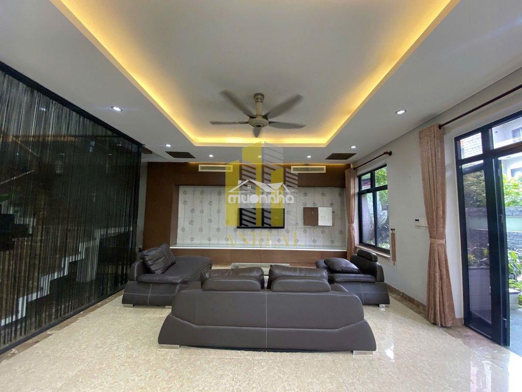Cho thuê biệt thự hiện đại khu đt an phú hầm 3 lầu - có thang máy - 4