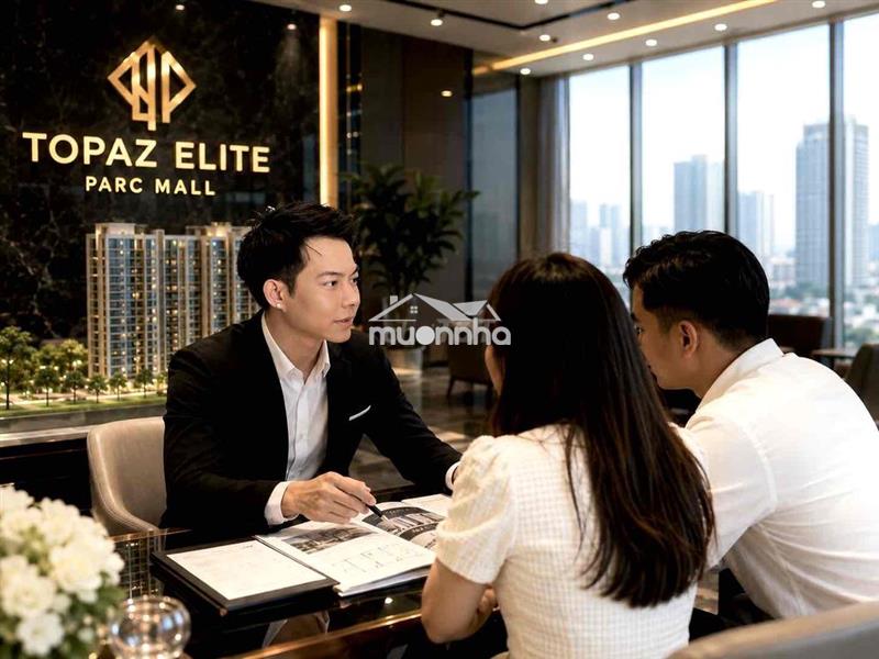 Topaz elite căn 85m2 3 phòng ngủ nhà trống
