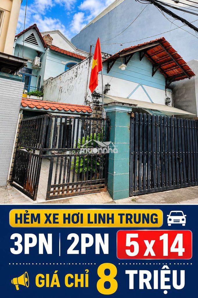 Cho thuê nhà linh trung gần đh ngân hàng