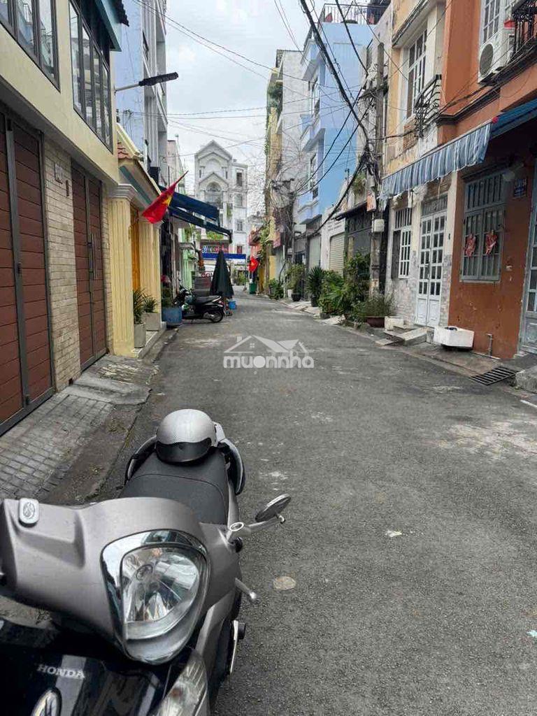 Nhà cho thuê hẻm xe tải 6m đường vườn lài dt 4x22 đúc lừng 1/2 nhà t - 3