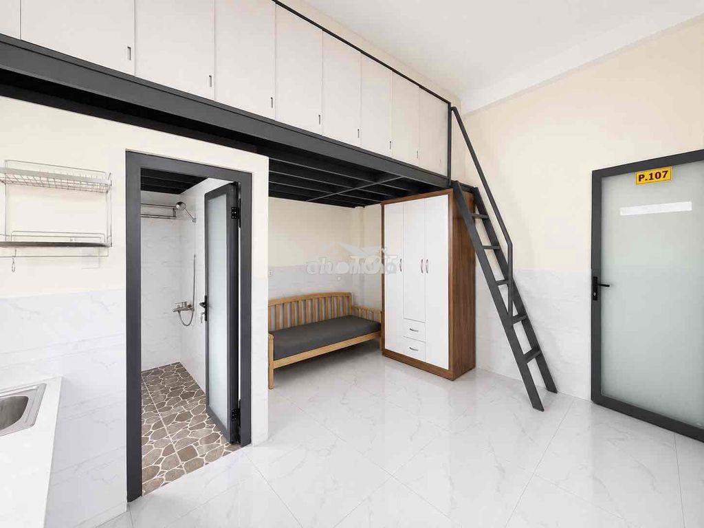 Căn hộ 25m2 có thang máy chỉ 5tr khu dân trí cao lê văn thọ gò vâp - 2