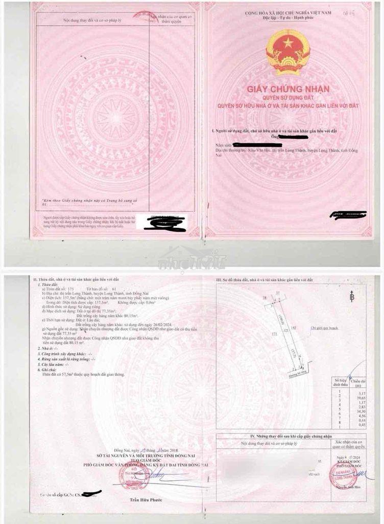 Cần bán lô đất đẹp nhất khu vực