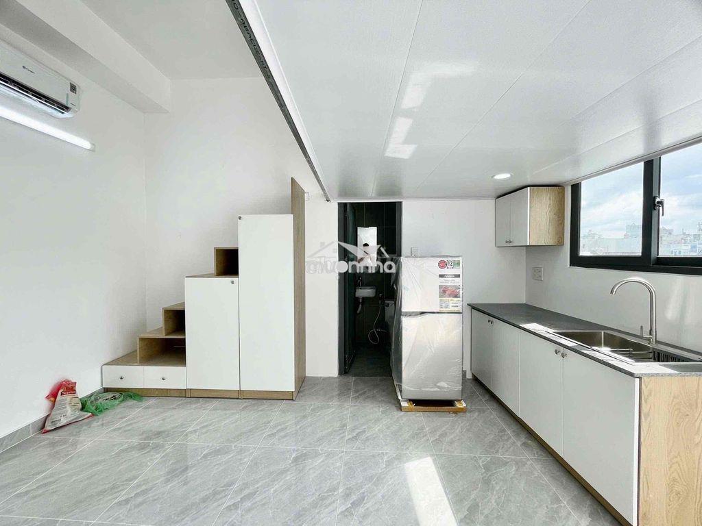 Cho thuê duplex ban công mới xây, full nội thất, gần huflit hóc môn - 2