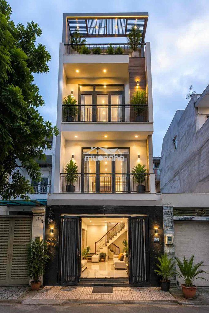 Mtnb bàu cát 2, dt : 4,2x17m, 4 tầng, chỉ 19tr/th