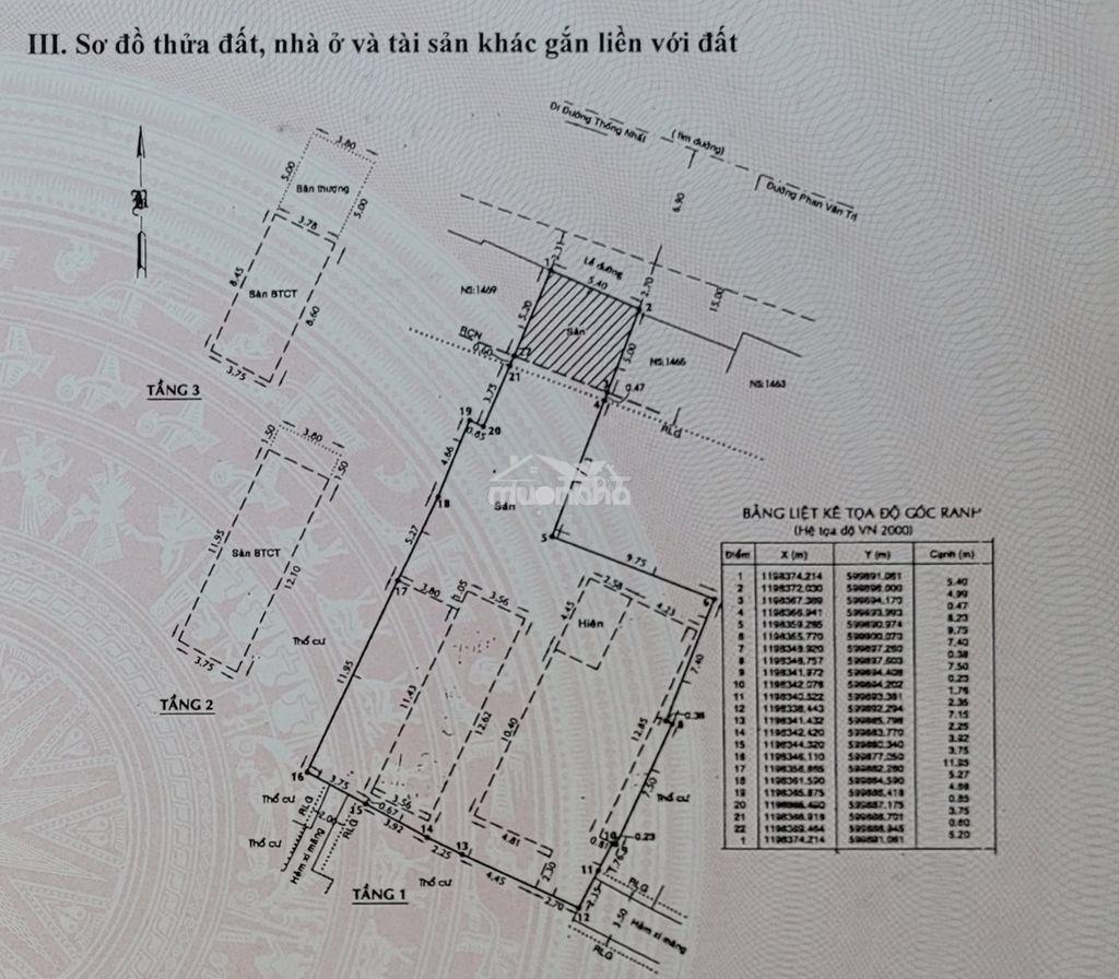 Mặt bằng kinh doanh 367,4 m2 mặt tiền phan văn trị - 2