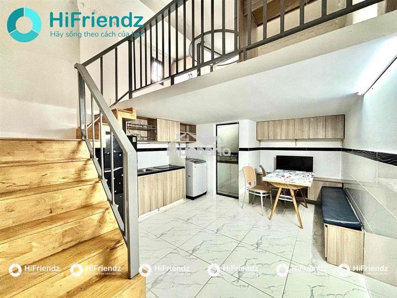 Căn hộ dịch vụ 30m2 1 trệt 1 lửng ngay tô ký, gần chợ tân chánh hiệp