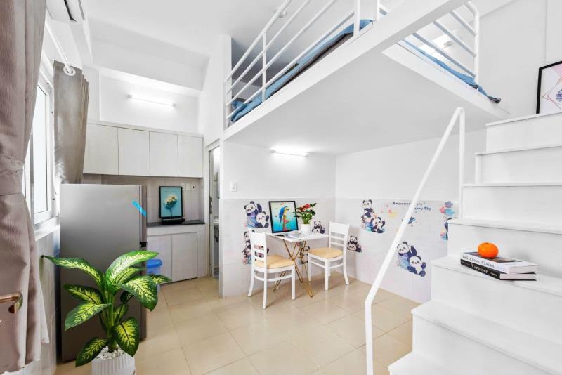 Cho thuê duplex ban công, cửa sổ lớn bình lợi, bình thạnh | gần vlu