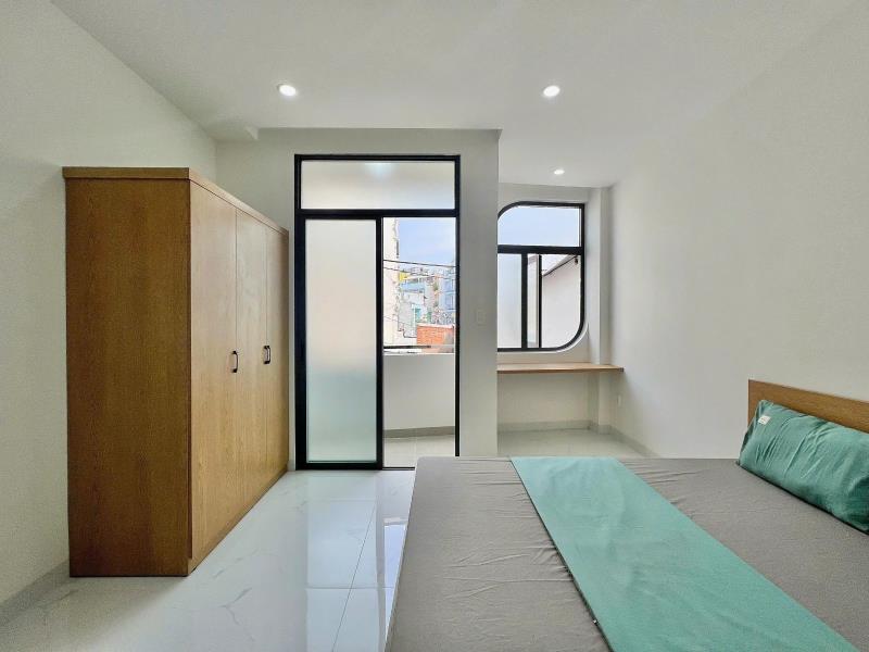 Phòng studio bancon cửa sổ trời thoáng full nội thất gần học viện hàng không, bệnh viện thống nhất  - 2