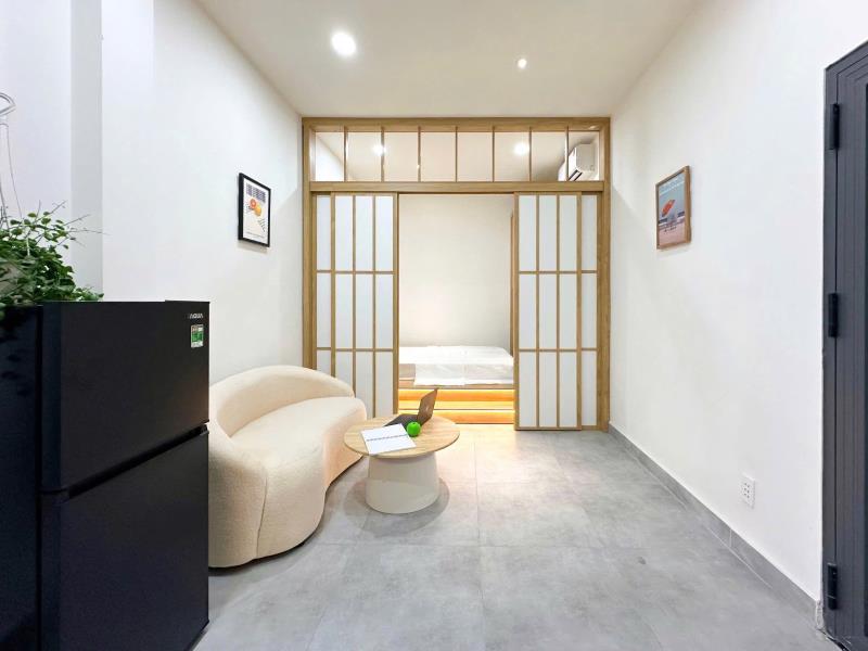 📍1pn decor cực xinh, phong cách nhật có thang máy
