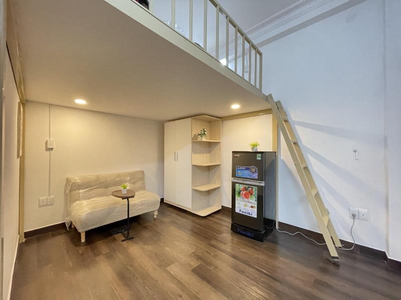 Cho thuê phòng trọ duplex gác cao full nội thất không gian rộng rãi gần uef , hutech , hồng bàng cùng nhiều tiện ích xung quanh