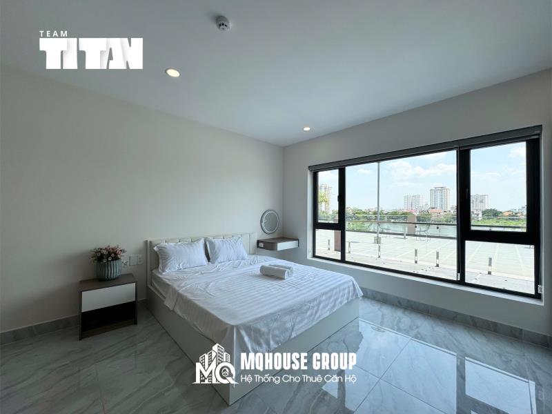 Cho thuê studio 40m2 view sông sài gòn ngay cầu kinh thanh đa - cầu bình lợi - gigamall - Ảnh 4