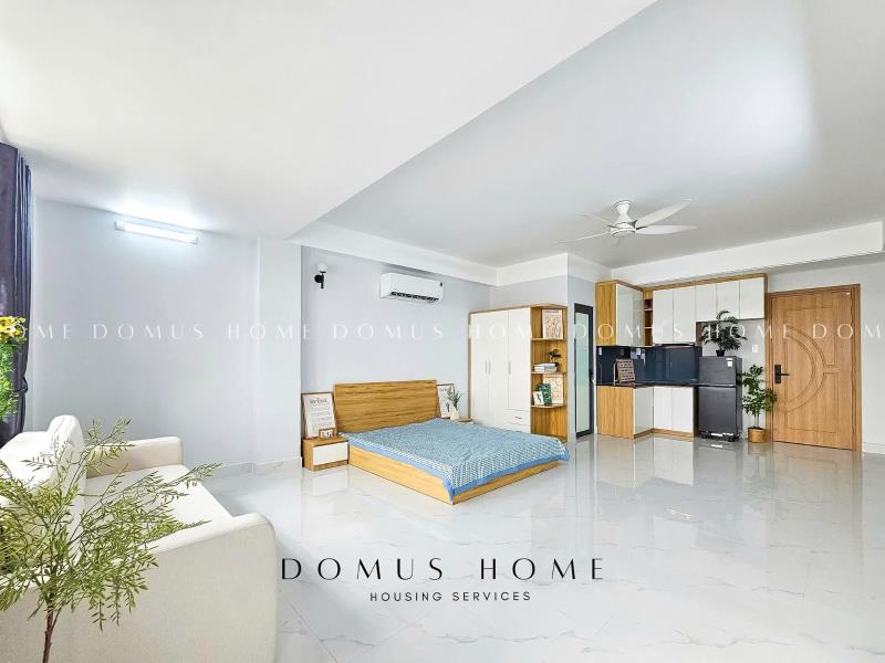 Studio ban công siêu rộng full nội thất, phòng thoáng mát nhiều ánh sáng, gần lotte tdtu rmit ufm - Ảnh 2