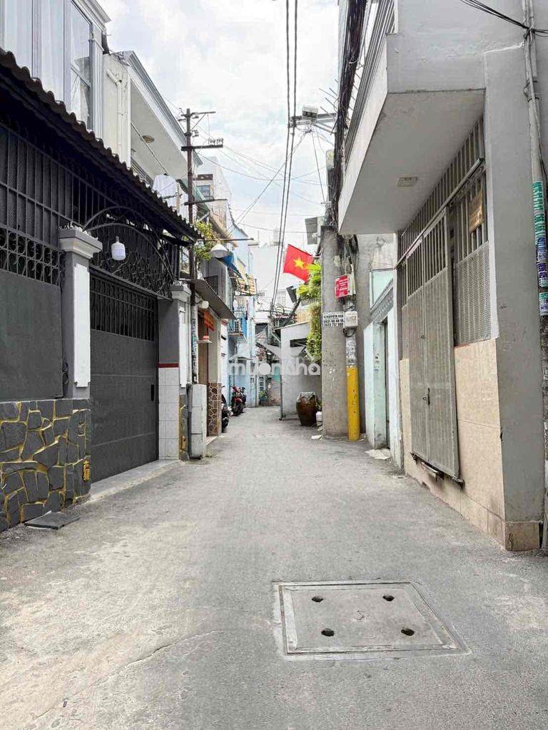 Nhà hẻm xe hơi âu cơ 4 tầng giá tốt nở hậu đẹp giáp q11