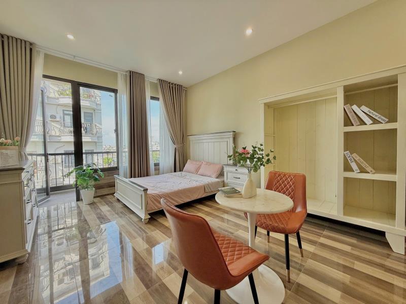 Studio  ban công sang chảnh full nội thất - ngay trung tâm q7 - gần ufm, tdtu, cầu kênh tẻ, cầu him lam, lotte mart q7, cresentmall, vivocity, q1, q4 - Ảnh 2