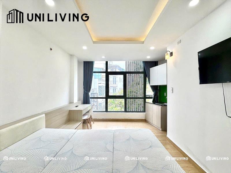 Cho thuê căn hộ có thang máy, khoá phòng vân tay, cửa sổ trời…