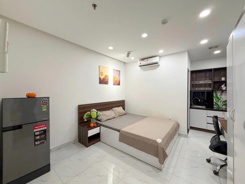 Studio cao cấp full nội thất đường bùi hữu nghĩa - cách quận 1 đúng 1 cây cầu bông