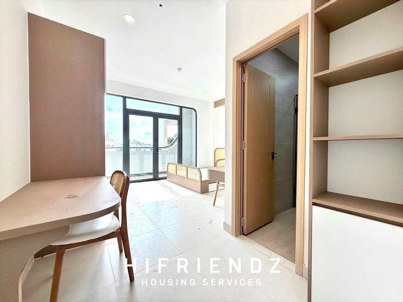 Cho thuê studio ban công 35m2 new 100% ngay cầu thị nghè - thảo cầm viên sg - ngã tư hàng xanh
