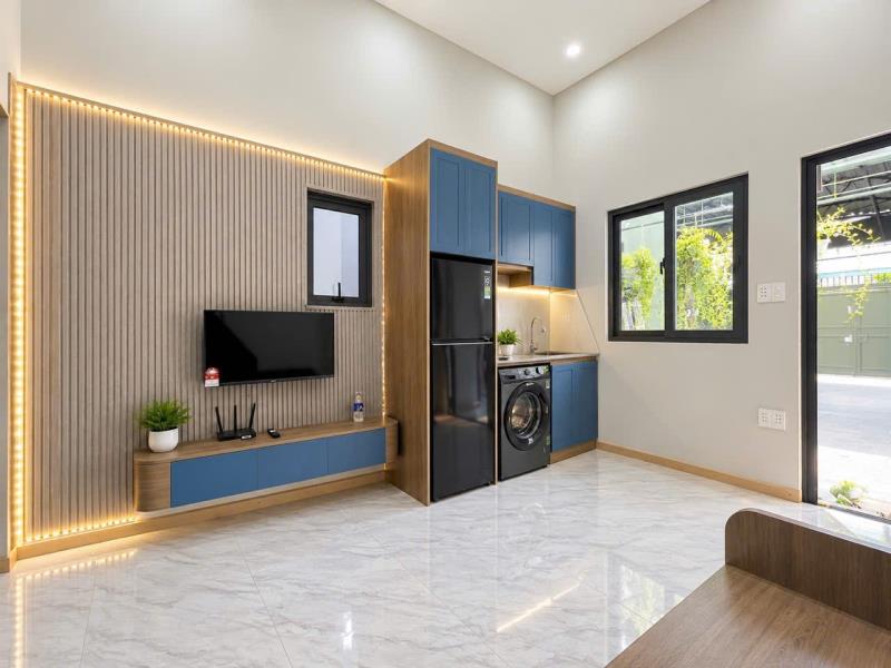 Cho thuê căn hộ dịch vụ có gác cửa sổ siêu thoáng tại ung văn khiêm – gần hutech, uef, văn lang cs3, ftu, uth - Ảnh 2