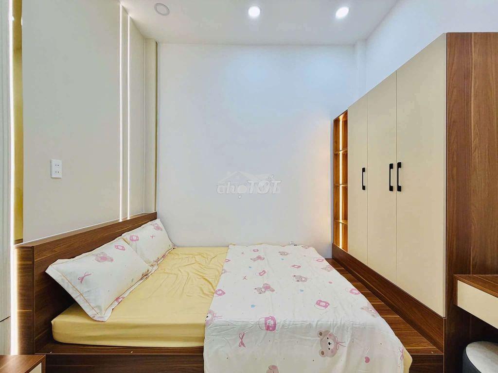 Nhà mới đẹp 100% full nội thất quang trung dt 3x10m 1 lầu 2pn - Ảnh 2