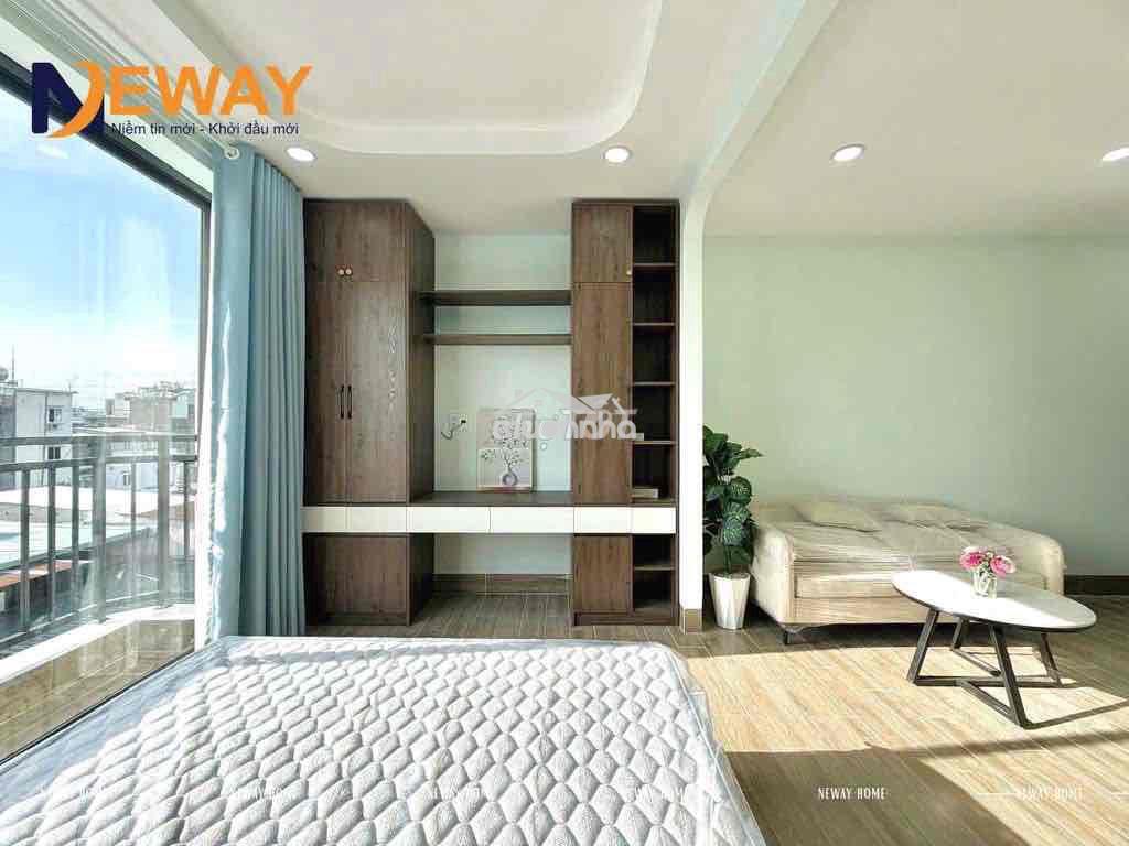 Cho thuê phòng studio bancol đẹp mới 100%-thang máy ngay lê trọng tấn - Ảnh 4