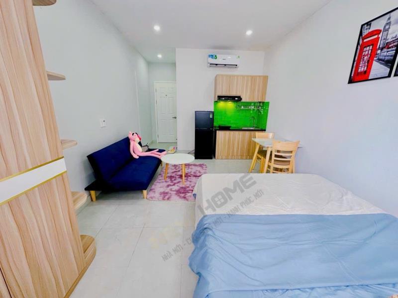 Cho thuê căn hộ 38m2 có cửa sổ lớn | gần chợ bà chiểu & đại học văn lang cs1  - Ảnh 2