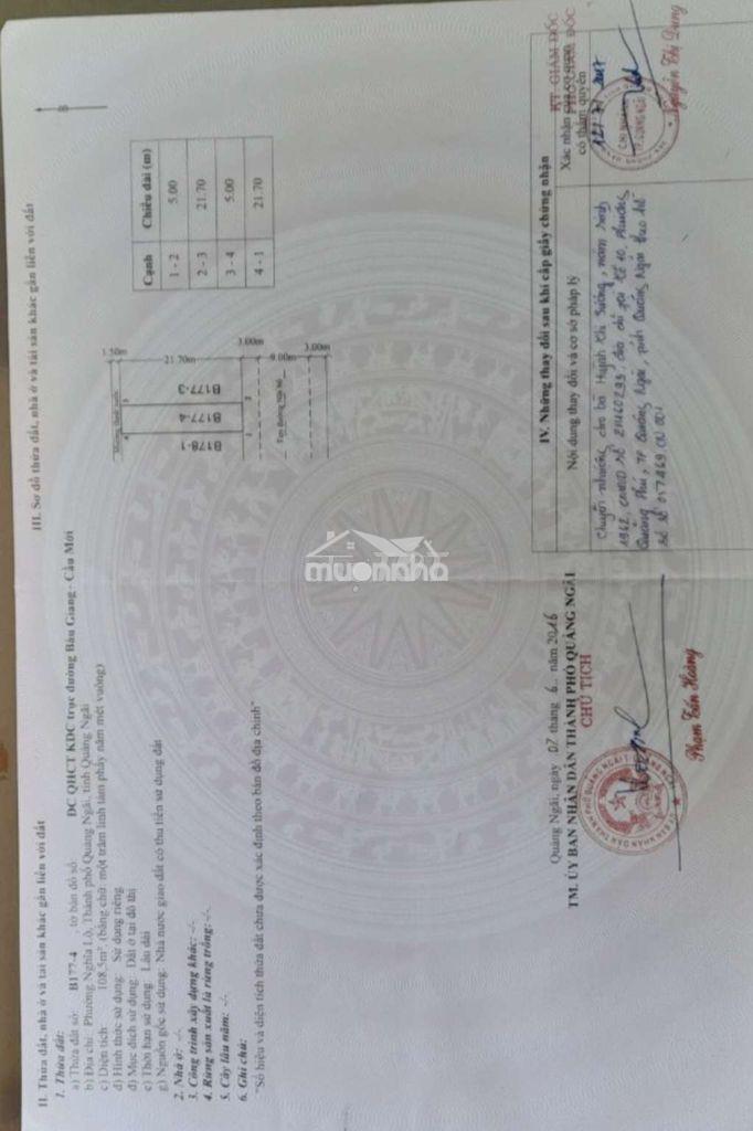 Bán đất khu vực trung tâm trường quốc tế eic quảng ngãi