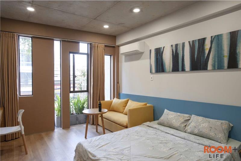 Phòng 40m2 full nội thất mới ban công thoáng ngay hàng xanh giáp quận 1- nguyễn văn thương, bình thạnh