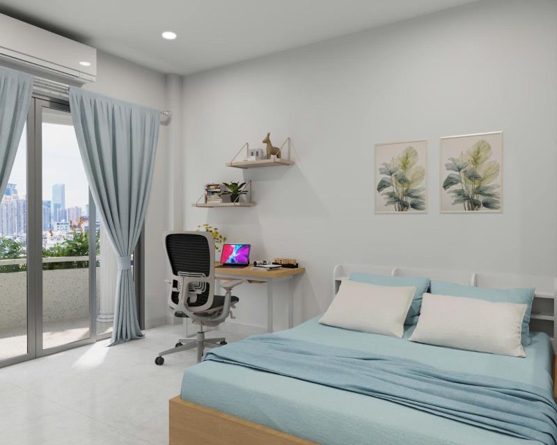 Cho thuê căn hộ 1pn mới xây, ban công sân vườn lớn, tách bếp – nguyễn ngọc phương, bình thạnh | sát quận 1 & thảo cầm viên - Ảnh 4