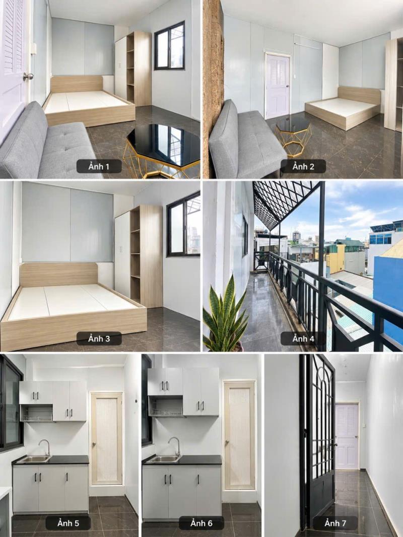Studio ban công tách bếp | khu vực phú nhuận