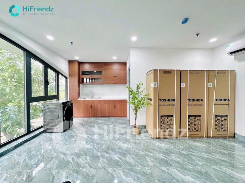 1pn mới xây full kính ban công siêu rộng | full nội thất | thiết kế siêu đẹp | không gian thoáng sáng | đầy đủ tiện ích xung quanh - Ảnh 4