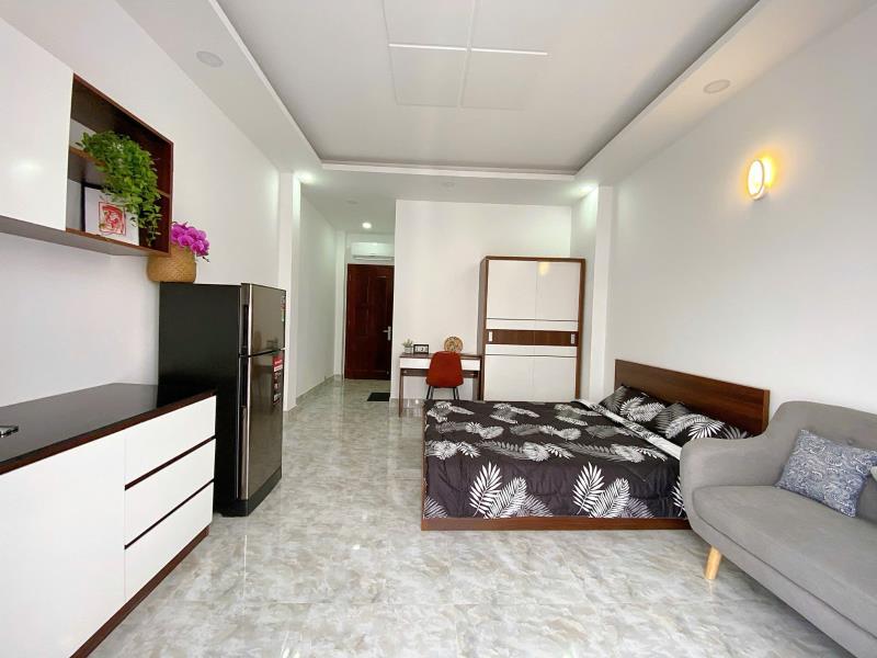 Cho thuê căn hộ rộng 40m2 ban công, bình thạnh gần chợ bà chiểu, phan đăng lưu - Ảnh 4